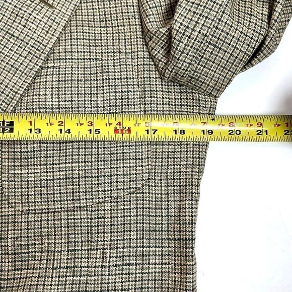 CERRUTI 1881 Lightweight Blazer Silk Taupe Single Breasted Fitted 34L vintage - Picture 16 of 16